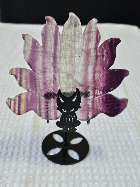 Other - Natural Fluorite Nine-Tailed Fox
